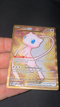 Mew ex - 151 Metal Card 205/165 SV Scarlet & Violet 151 Pokemon UPC Promo Gold - Image 2