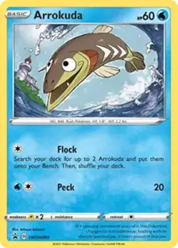 Arrokuda - SWSH093 - Pokemon Sword & Shield Promo Ultra Rare Holo Card NM - Image 1
