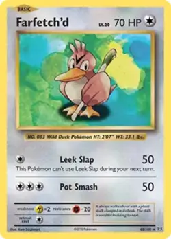 Farfetch'd - 68/108 - Pokemon Evolutions XY Non-Holo Rare Card NM - Image 1