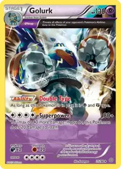 Golurk - 35/98 - Pokemon Ancient Origins XY Uncommon Card LP - Image 1