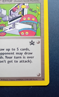 Pokemon Cards: Wizards Black Star Promo: Computer Error 16 - Image 5