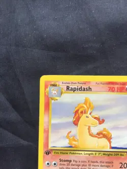 Pokemon Cards: Jungle 1st Edition Uncommon: Rapidash 44/64 - Image 2
