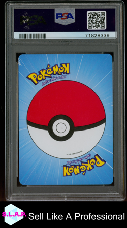 BULBASAUR ACE OF CLUBS BICYCLE POKEMON PLAYING CARDS 1999 PSA 10 - Image 2