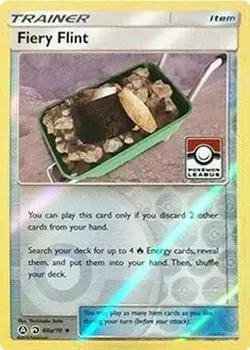 Fiery Flint - 60a/70 - Pokemon Dragon Majesty Sun Moon League Promo Rare Card LP - Image 1