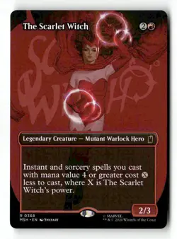 The Scarlet Witch (Borderless) 368 Rare MTG MSH NM - Image 2