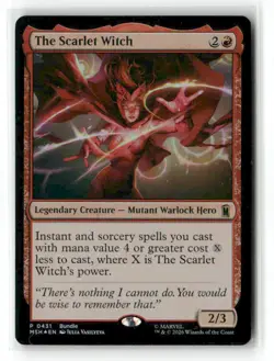 The Scarlet Witch 431 Promo Foil MTG UMP NM - Image 2