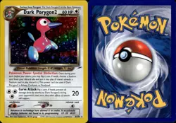 Pokemon Dark Porygon 2 Holo Neo Destiny EXC-NM Karte Card Sammlung - Image 1
