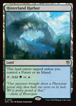 MTG Hinterland Harbor ** Aetherdrift Commander ** English - Image 1