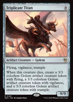 MTG Triplicate Titan ** Aetherdrift Commander ** English - Image 1