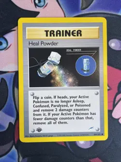 HEAL POWDER 104/105 Neo Destiny 1st Edition WOTC Pokemon Card Near Mint - Image 1