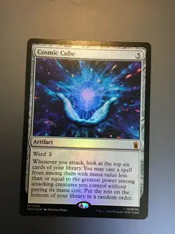 MTG Marvel Super Heroes 0245 Cosmic Cube FOIL - Image 2
