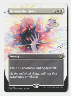 Beyond the Quiet (Borderless) 303 Edge of Eternities Magic: The Gathering NM - Image 1