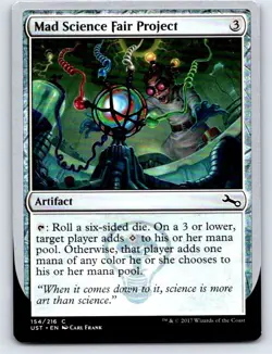 Mad Science Fair Project 154 Common Unstable Magic: The Gathering Lightly Played - Image 1