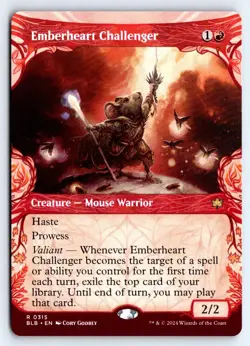 Emberheart Challenger (Showcase) 315 Rare Bloomburrow Magic: The Gathering NM - Image 1