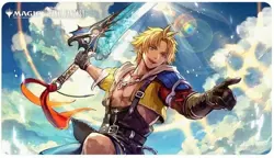 Commander Tidus, Yuna's Guardian - Ultra Pro Playmats - Damaged Box- Free Ship! - Image 1