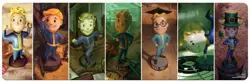 MTG Fallout S.P.E.C.I.A.L. Bobbleheads 8ft Table Playmat - NEW - Free Shipping! - Image 1