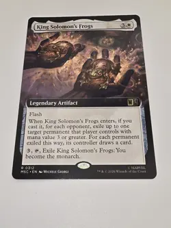 King Solomon's Frogs (Extended Art) Commander: Marvel Super Heroes Regular - Image 1
