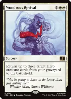 Wondrous Revival Light Play, English Magic the Gathering MTG Commander: Marvel S - Image 1