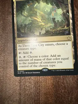 Three Tree City Magic: The Gathering Legendary Land Card - Image 2