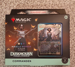 Magic: The Gathering Duskmourn Commander Miracle Worker Deck 100c Aminatou - Image 1