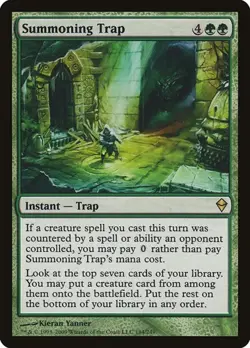 2x Summoning Trap Zendikar LP MTG - Image 1