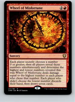 Magic the Gathering Wheel of Misfortune Commander Legends MTG Free Shipping! - Image 1