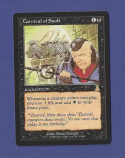 1999 Magic the Gathering - Carnival of Souls - Urza's Destiny MTG - Image 1