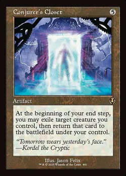 Magic The Gathering MTG CONJURER'S CLOSET Retro Frame Innistrad Remastered NM - Image 1