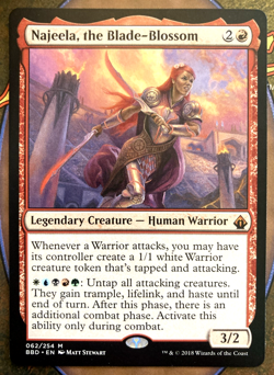 MTG Najeela, the Blade-Blossom - Battlebond #062 NM Mythic Rare - Image 1
