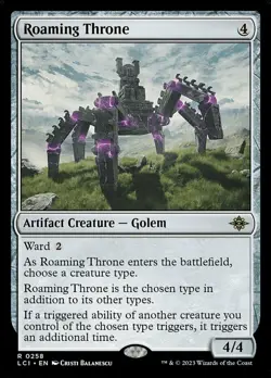 x1 Roaming Throne - Foil R MTG The Lost Caverns of Ixalan M/NM, English - Image 1