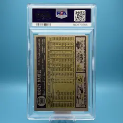 1961 Topps #300 Mickey Mantle PSA 3 VG Gorgeous Centering - Image 2