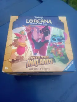 Disney Lorcana TCG Into the Inklands Illumineers Trove Factory Sealed Box Read - Image 1