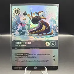 Donald Duck Along for the Ride 220/204 Epic Foil Winterspell NM Disney Lorcana - Image 1