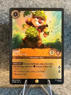 Disney Lorcana - Dale - Ready for His Shot 22/204 Wilds Unknown Cold Foil NM!! - Image 1