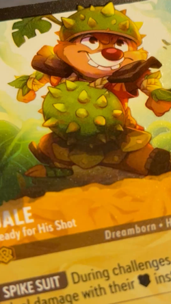 Disney Lorcana - Dale - Ready for His Shot 22/204 Wilds Unknown Cold Foil NM!! - Image 2
