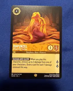 Rapunzel Gifted With Healing 18/204 COLD FOIL Legendary 2023 Disney Lorcana TCG - Image 2