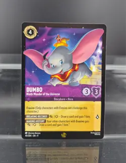 Disney Lorcana Dumbo - Ninth Wonder of the Universe 45/204 Fabled Legendary - Image 1