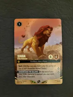 Disney Lorcana Simba Pride Protector Non-Foil Promo DLC Challenge 8/C2 EN NM - Image 1