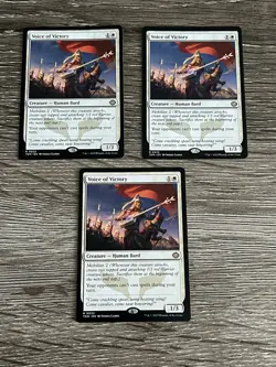 Voice of Victory - Tarkir: Dragonstorm Regular - 3 Copies - MTG - Image 1