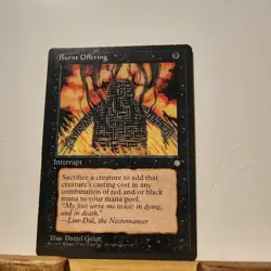 MTG Burnt Offering - Ice Age - LP - Magic: The Gathering FREE SHIPPING - Image 1