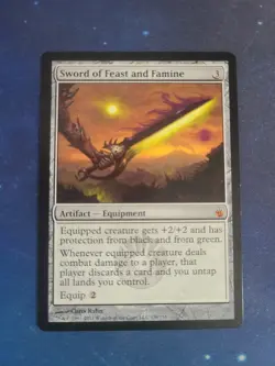 Sword of Feast and Famine Mirrodin Besieged Regular - Image 1