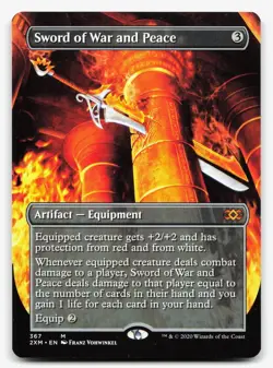 Sword of War and Peace (Borderless) - Magic the Gathering - Image 1