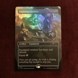 Lightning Greaves (2465) Secret Lair Drop Foil - Image 1