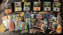 675+ Cards Magic The Gathering FOIL LOT | FULL ART & Basic LANDS + Regular Cards - Image 2