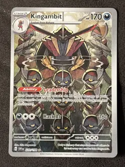 Kingambit 220/198 SV01: Scarlet & Violet Base Set Holo Illustration Rare 2023 NM - Image 1