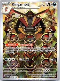 Kingambit Illustration Rare SV01: Scarlet & Violet Base Set 220/198 NM - Image 1