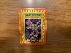 Digimon MetalGarurumon Taco Bell Metal Tin Chase Card LP Condition - Image 1