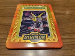 Digimon MetalGarurumon Taco Bell Metal Tin Chase Card LP Condition - Image 3