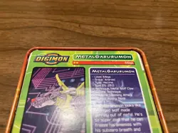 Digimon MetalGarurumon Taco Bell Metal Tin Chase Card LP Condition - Image 5