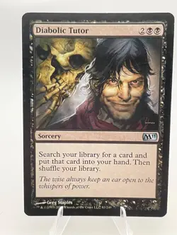 Diabolic Tutor - Magic 2011 (M11) : Magic: The Gathering LP - Image 1
